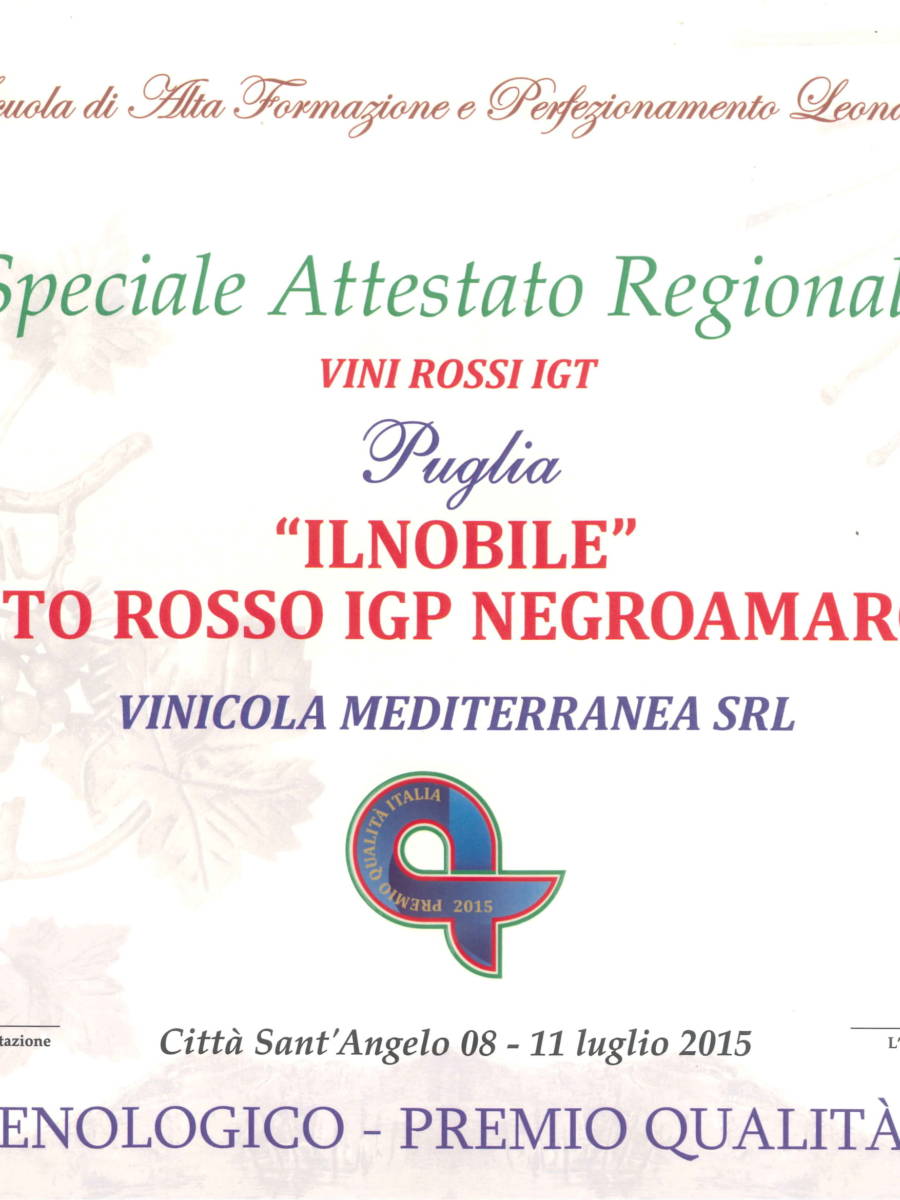 PREMIO QUALITA' 2015 ILNOBILE-1